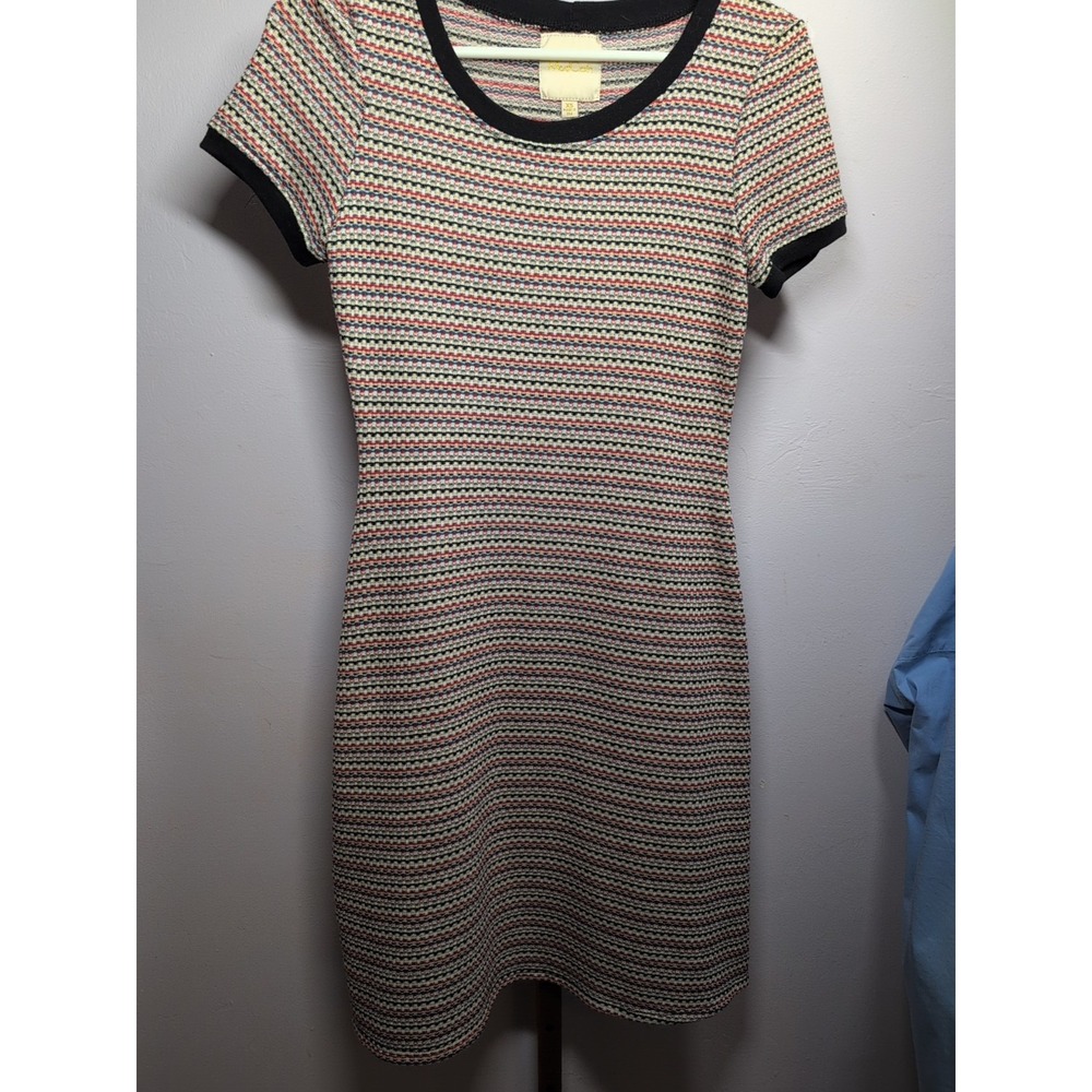 ModCloth Multicolor Braided Rope Striped Dress XS - Picture 2 of 7